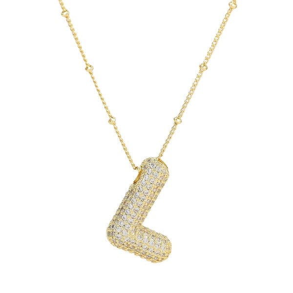 Bubble L Letter (Gold)