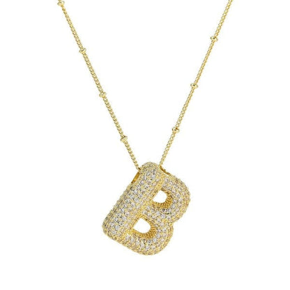 Bubble B Letter (Gold)