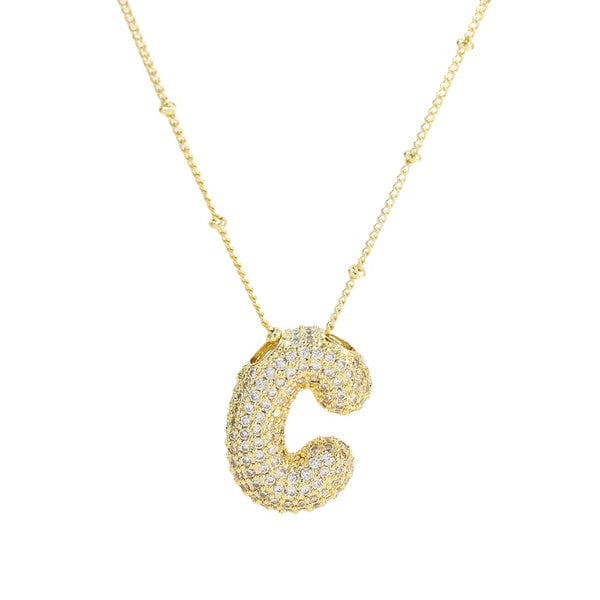 Bubble C Letter (Gold)