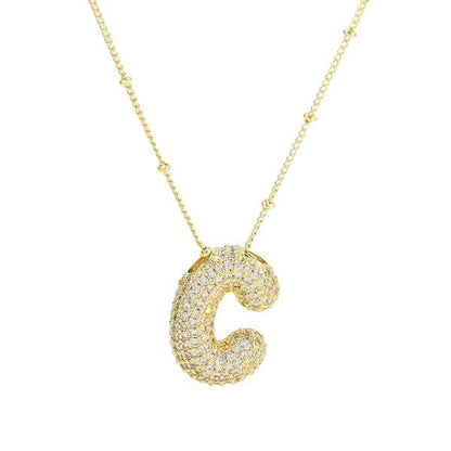 Bubble C Letter (Gold)